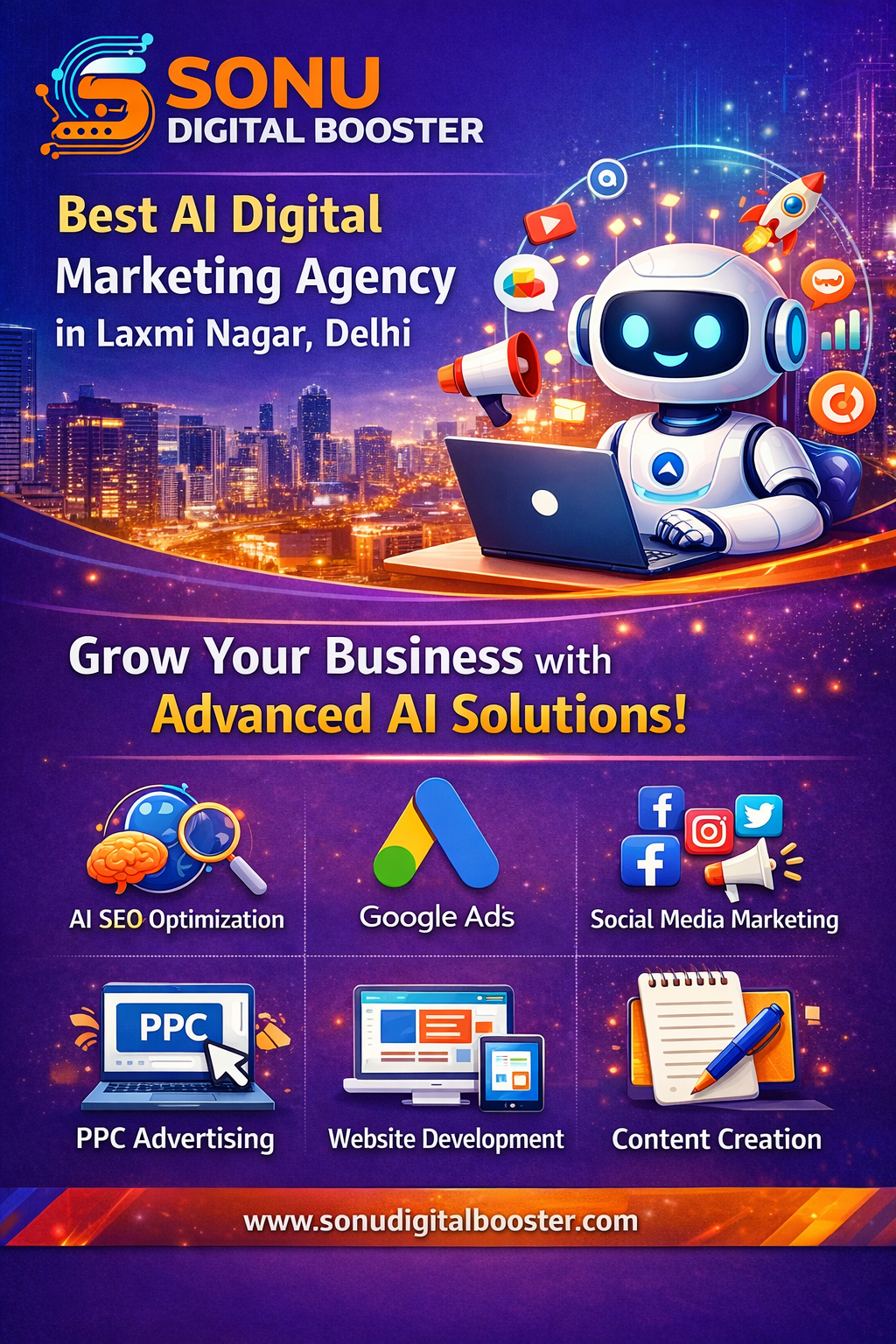 sonu digital booster digital marekrtiing in laxm nagar delhi